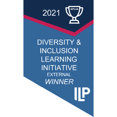 APILP 2021 Diversity Inclusion Learning Initiative Winner Badge